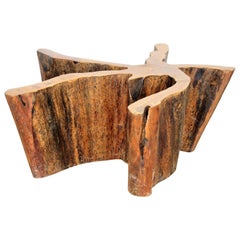 Vintage Organic Modern Tree Trunk Coffee Table Attributed to Michael Taylor