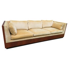 Stunning Milo Baughman Rosewood Case Sofa Mid-Century Modern