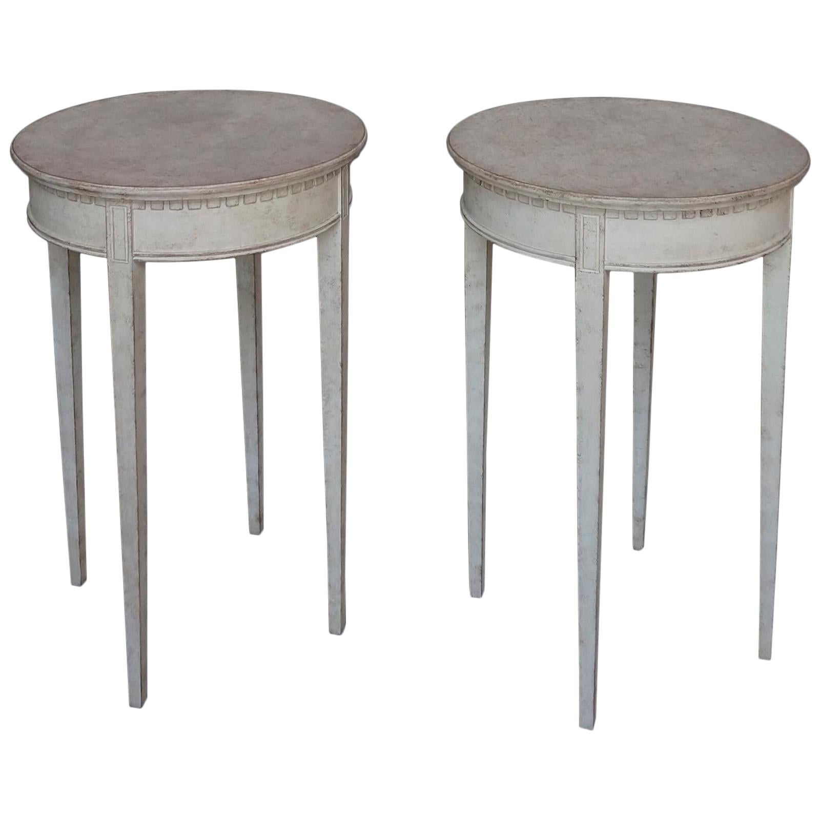 Pair of Swedish Occasional Tables