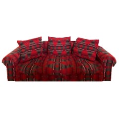Ralph Lauren Custom Cashmere Wool Navajo Down-Filled Sofa 3-Seat Southwest Chic