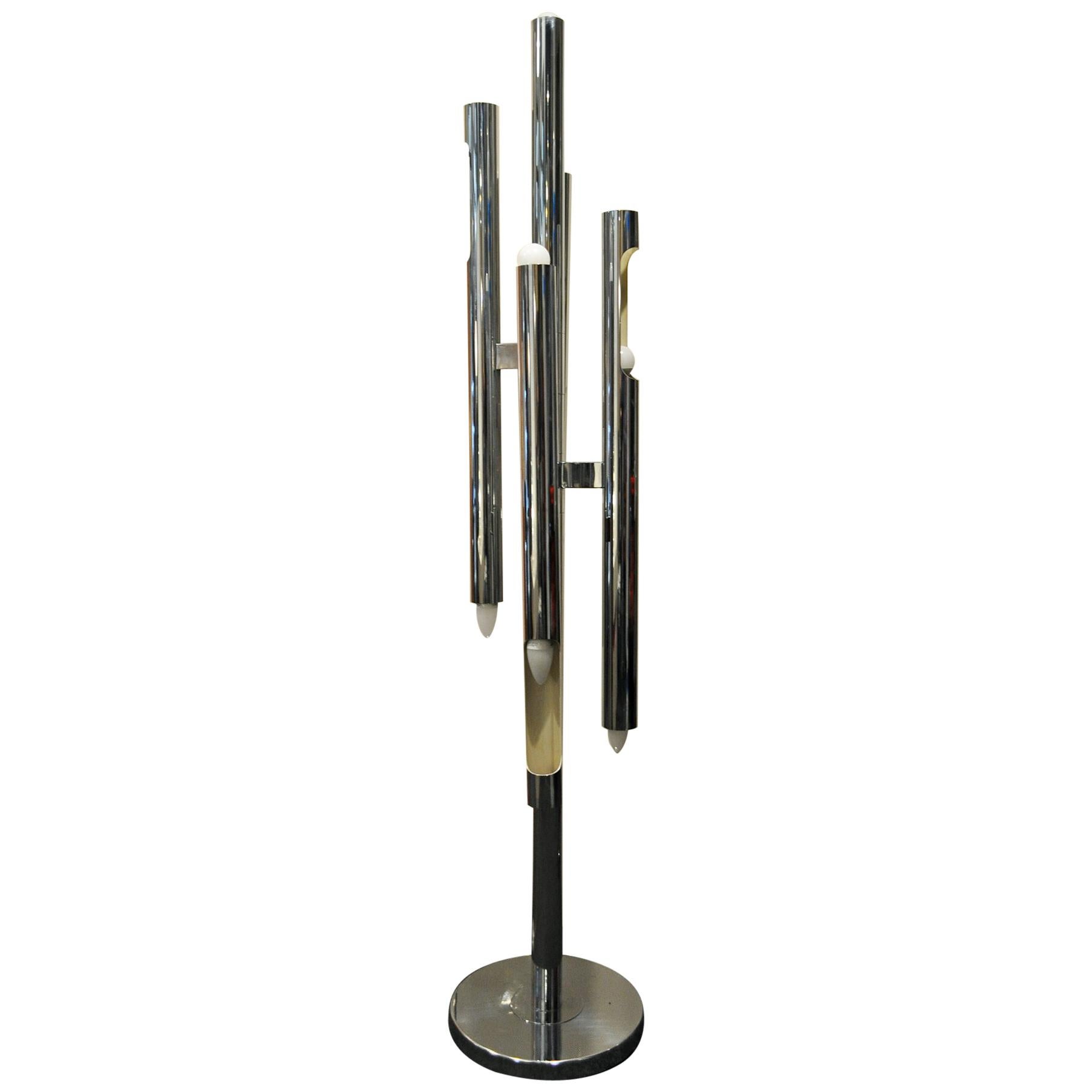 Italian Floor Lamp by Angelo Brotto for Esperia, 1950s For Sale