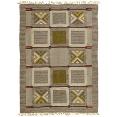 Vintage Swedish Flat-Weave