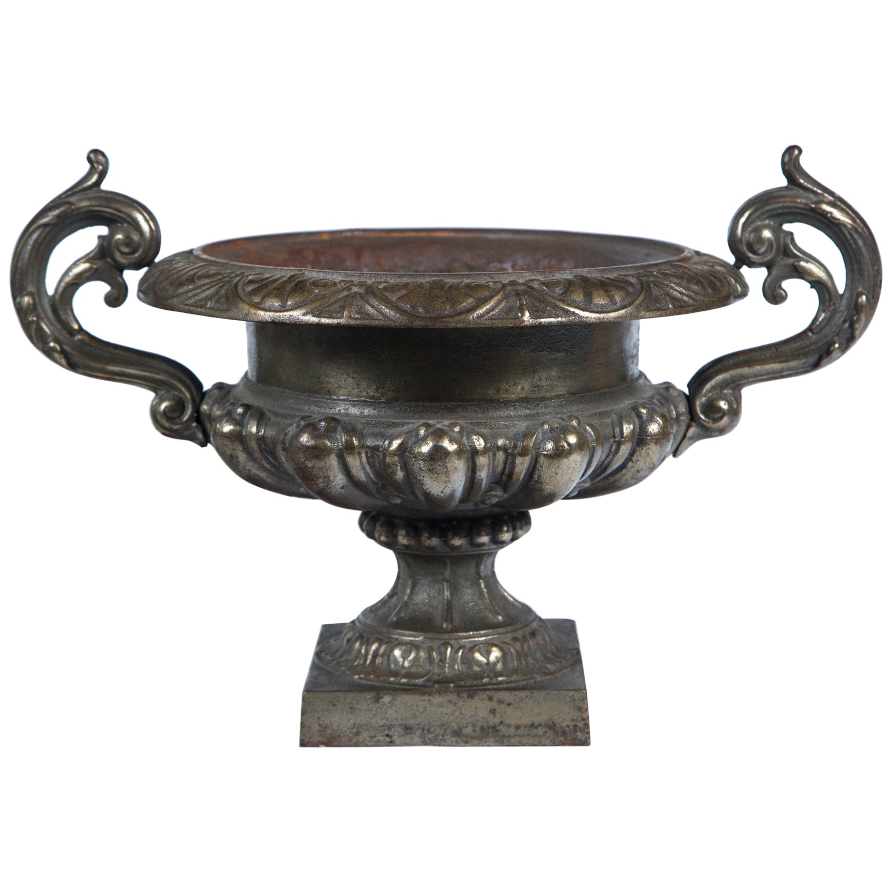 A Heavy Cast Iron Directoire Urn at 1stDibs
