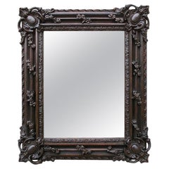 Miroir ancien de style Louis XIV en Carton-Pierre, datant d'environ 1900