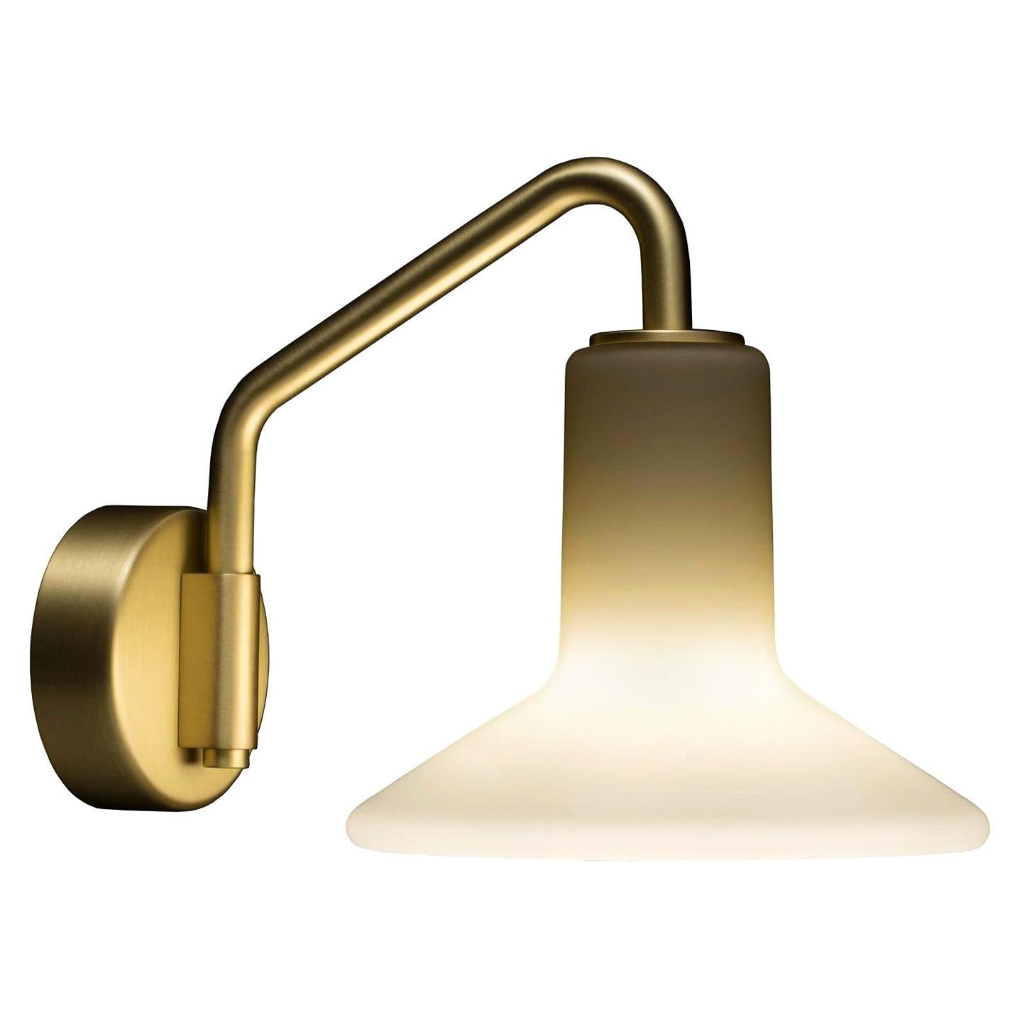 Tato Italia Olly Applique Wall Light in Satin Brass