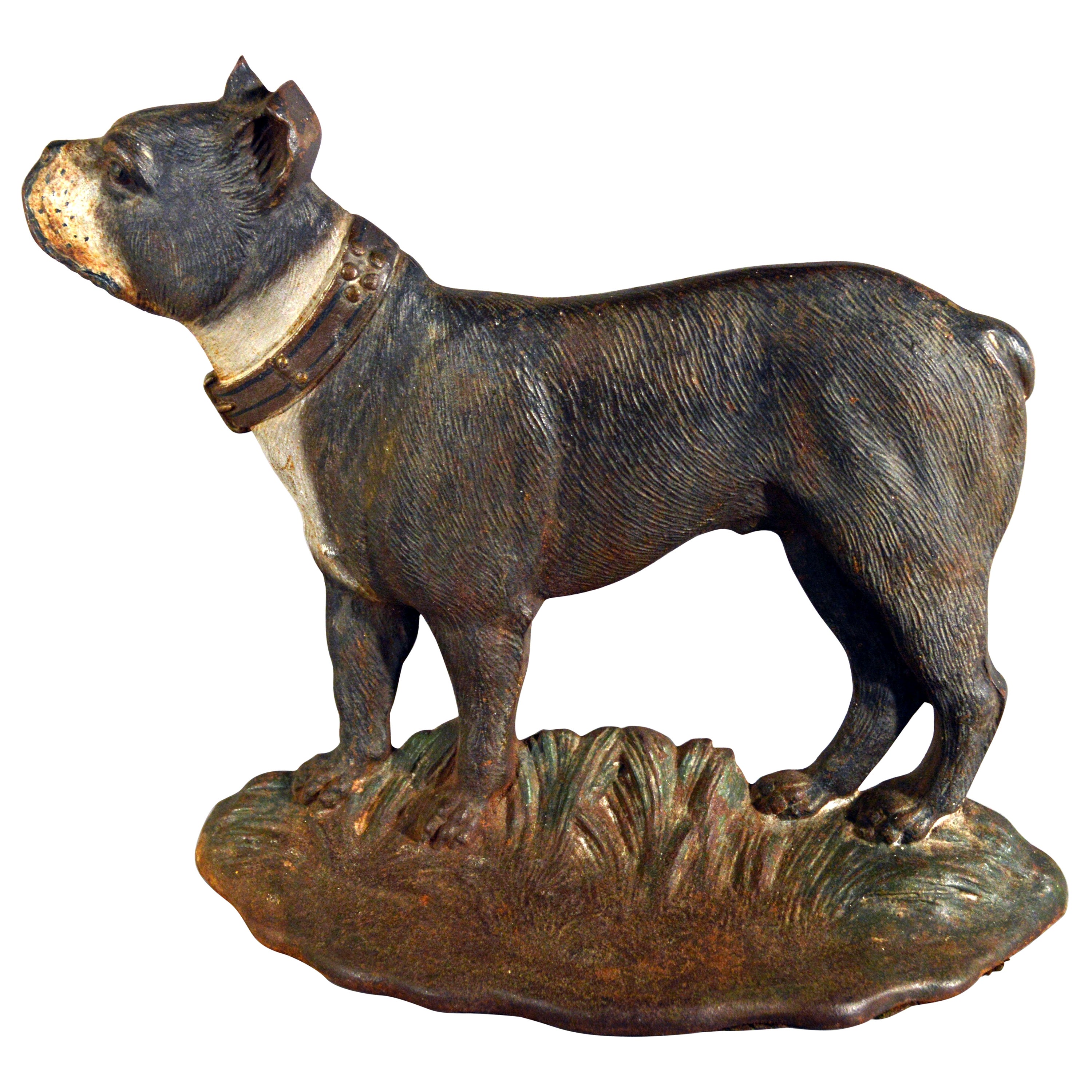 Three Jack Russell Terrier Cast Iron Doorstops at 1stDibs