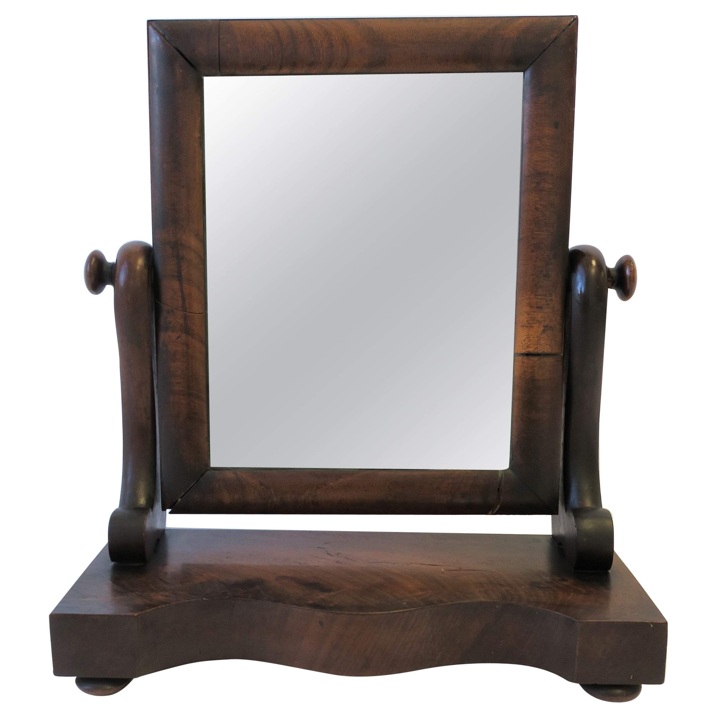 Large Vintage Table Top Vanity Mirror by Karl Springer at 1stDibs