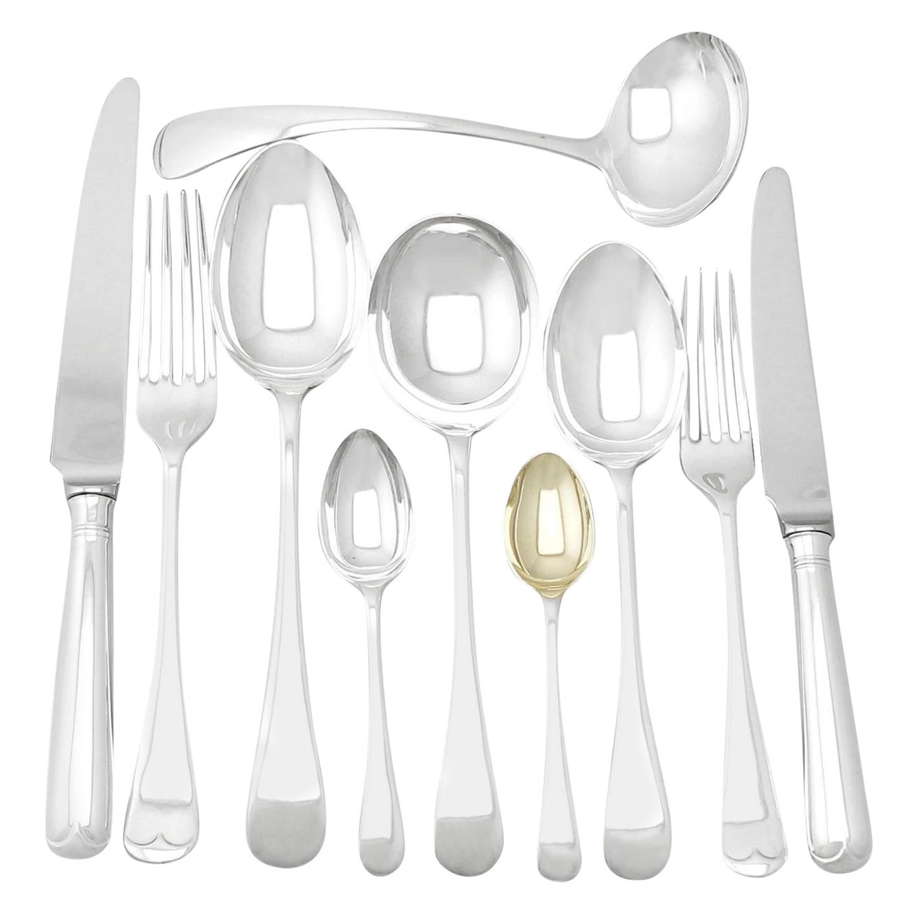 Atkin Brothers Sterling Silver Canteen of Cutlery for Six Persons
