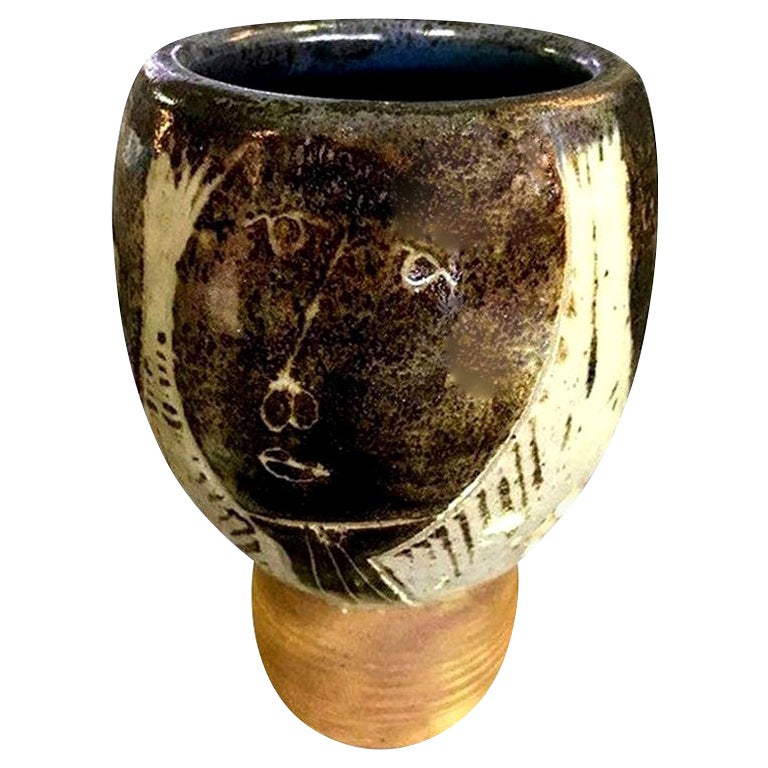 Ken Price firmato Midcentury Modern Studio Pottery California Vaso 1956