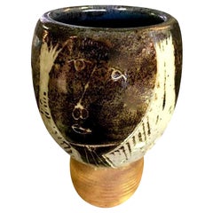 Ken Price firmato Midcentury Modern Studio Pottery California Vaso 1956