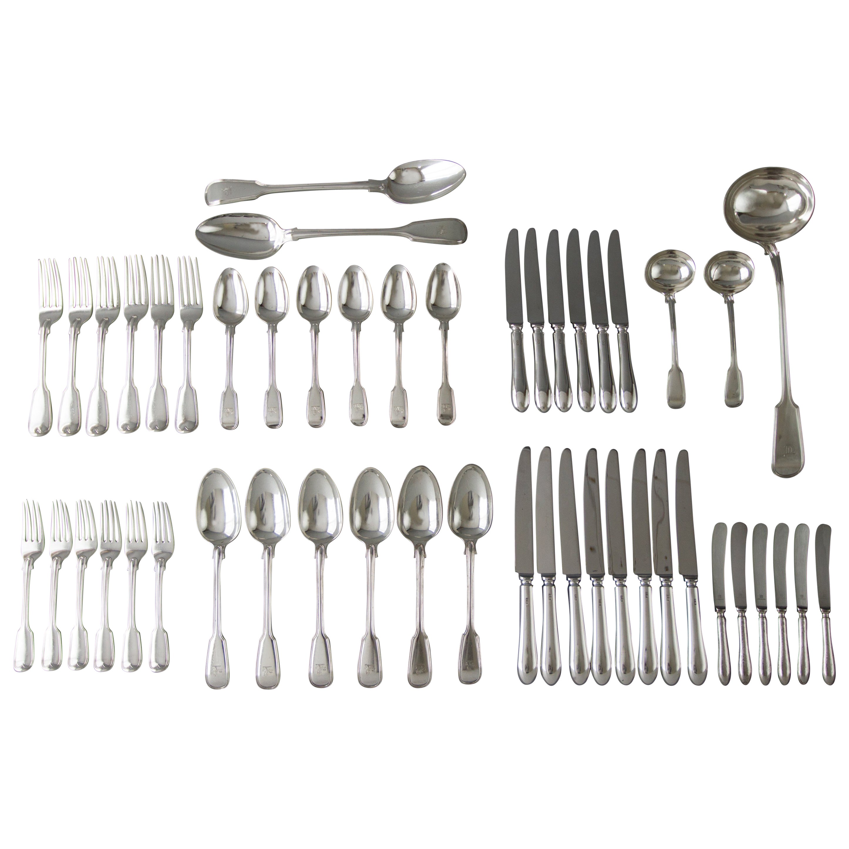 Set of Silver Cutlery For Sale at 1stDibs
