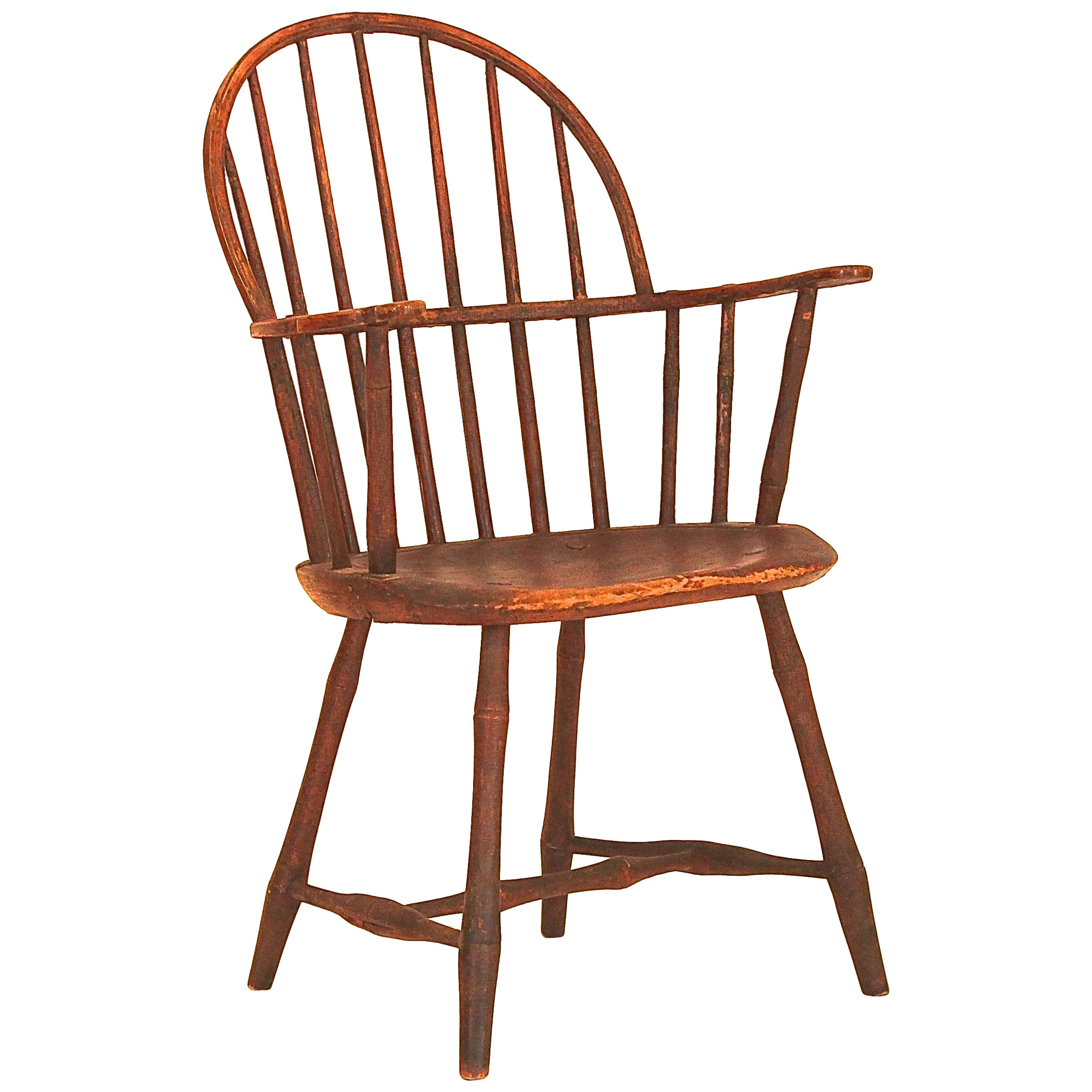 Assembled Pair of American BowBack Windsor Chairs at 1stDibs
