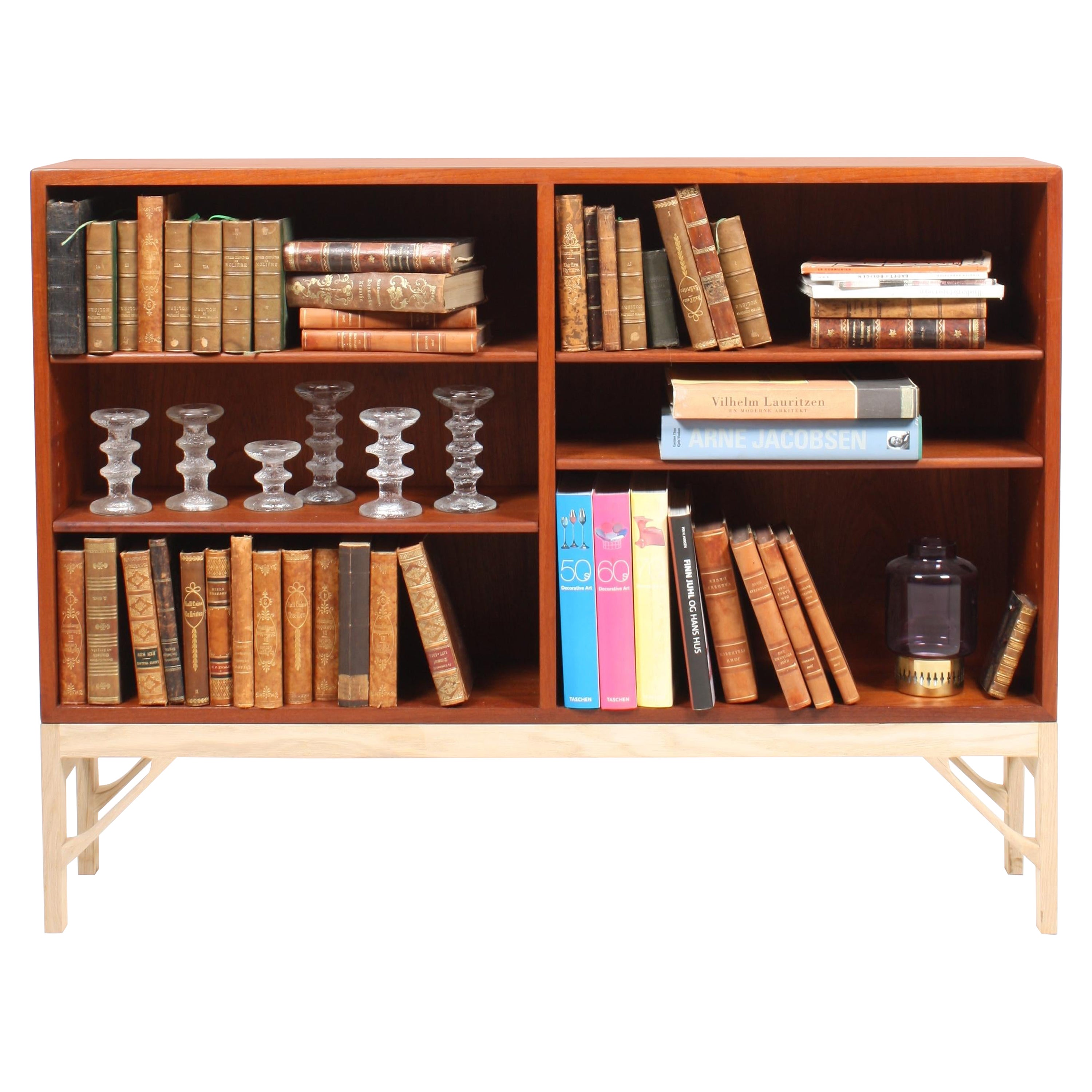 Bücherregal "China" aus Teak und OAK von Børge Mogensen