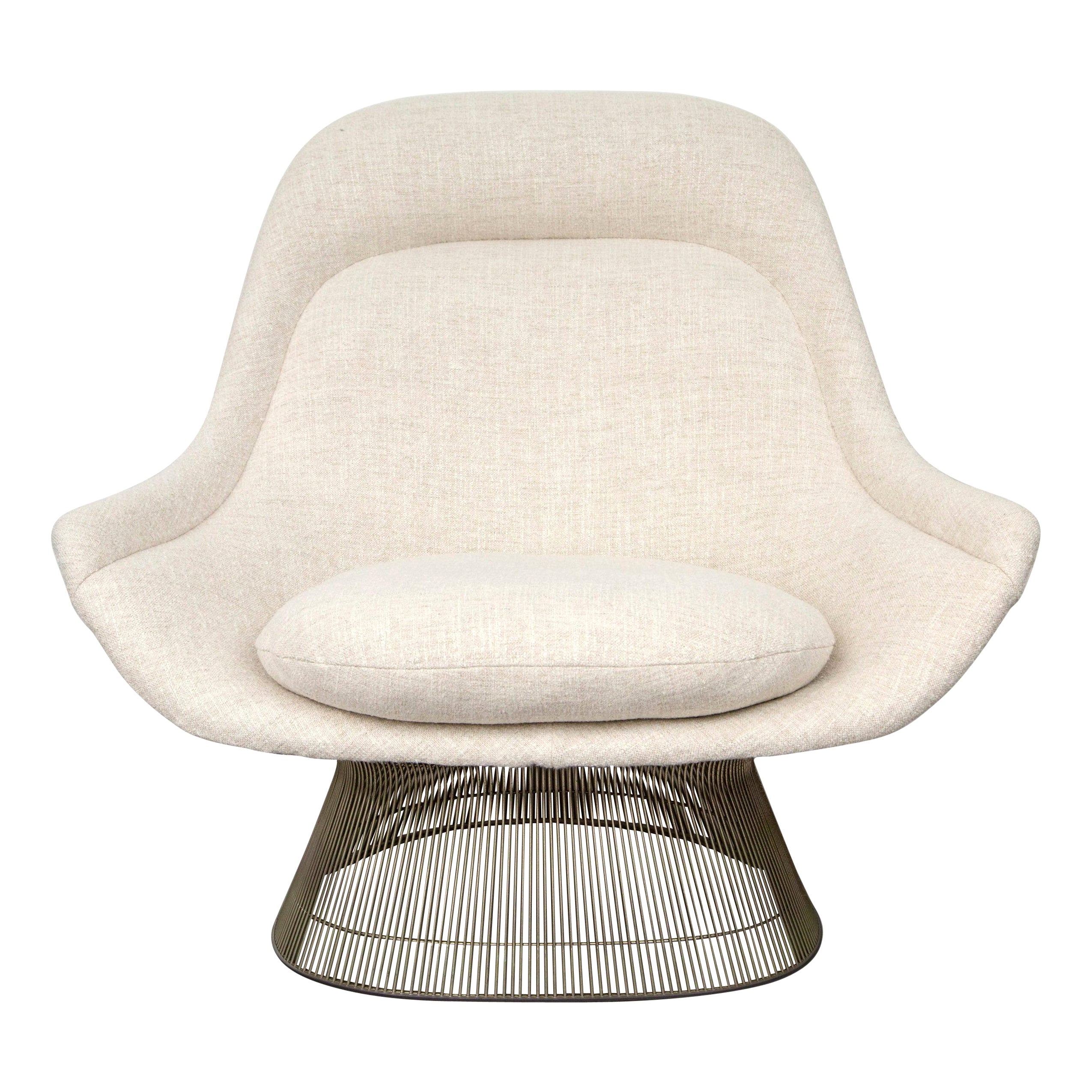 Warren Platner for Knoll Chair Reupholstered in New Maharam Wool Fabric