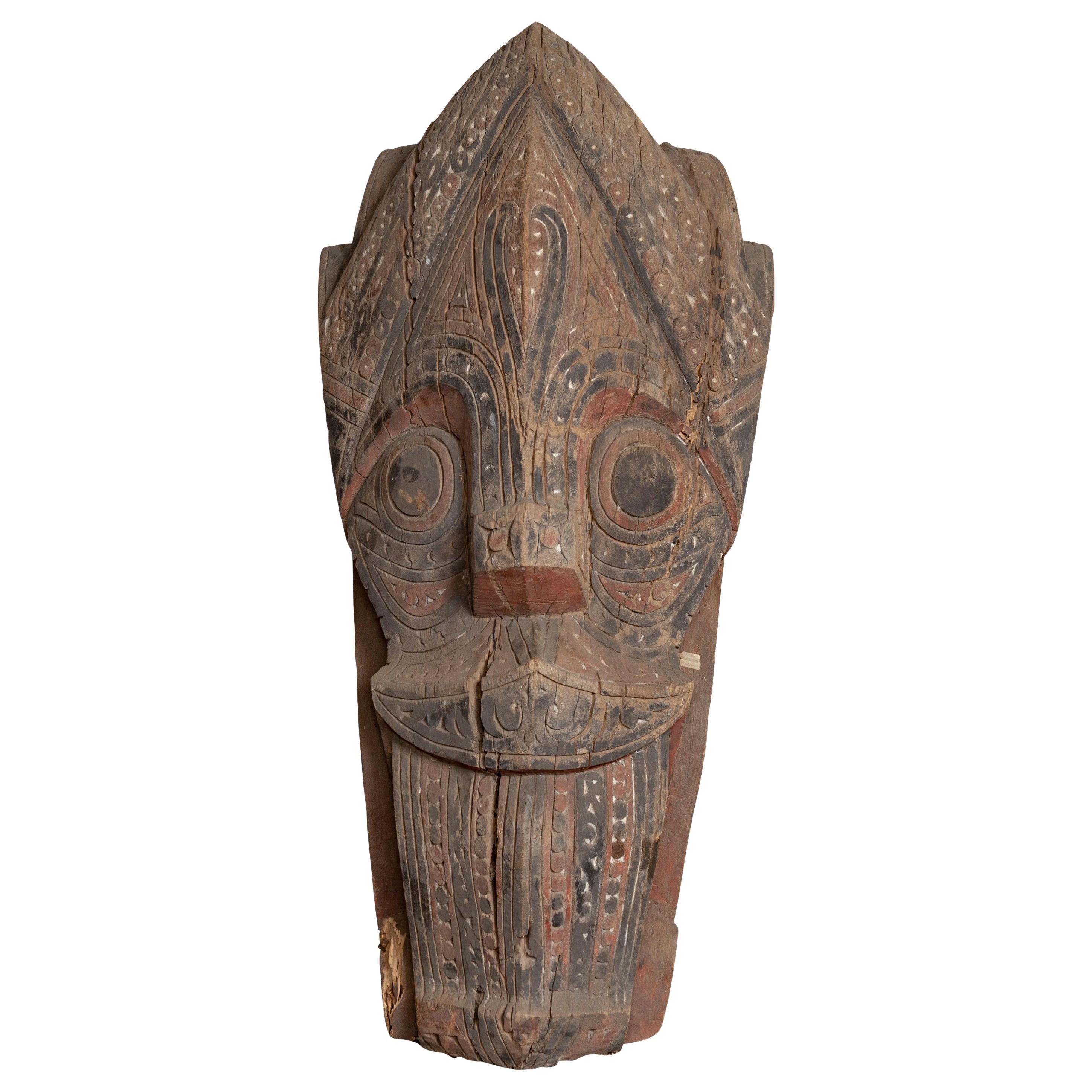 Large Hand Carved Singa Singa Tribal Carving from the Batak People, Sumatra