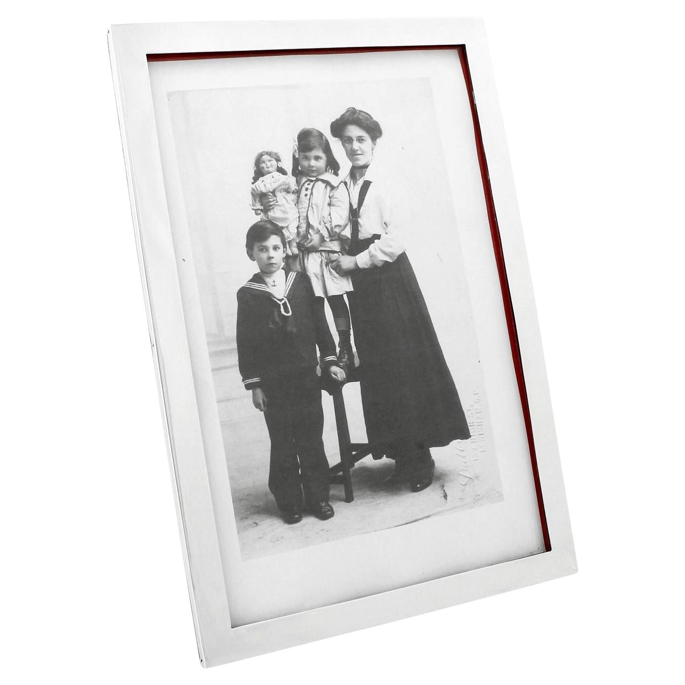 20th Century Sterling Silver Photograph Frame For Sale