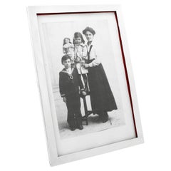 Antique 20th Century Sterling Silver Photograph Frame