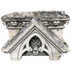 11th Century Architectural Fragment of Caen Cathedral from World War II Bombing
