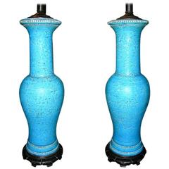Blue Ceramic Table Lamps 7