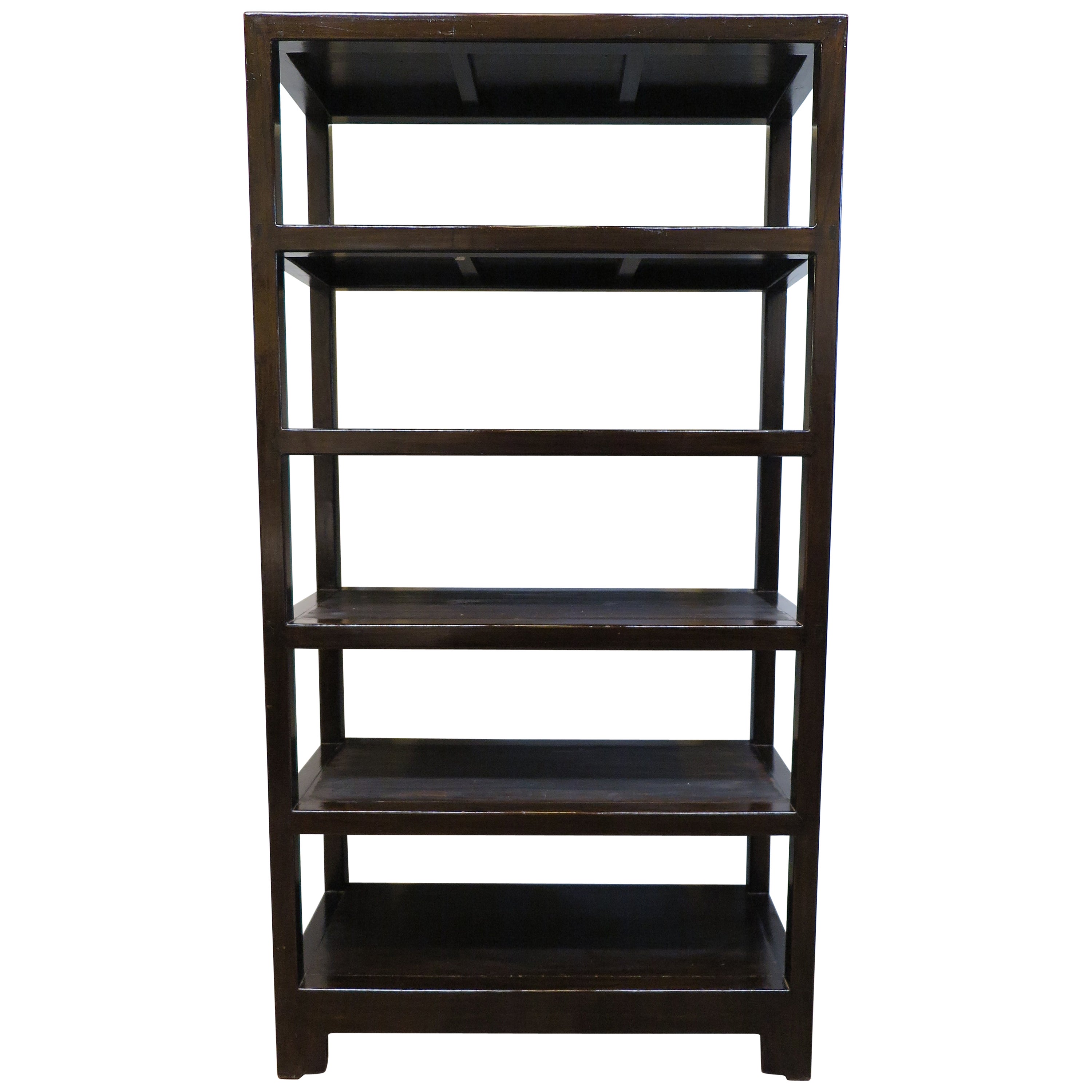 Lucite bookcase/ etagere and chrome shelves at 1stDibs