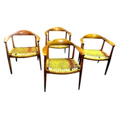 Hans Wegner Original Danish JH-501 Chairs by Johannes Hansen for Knoll, Set of 4