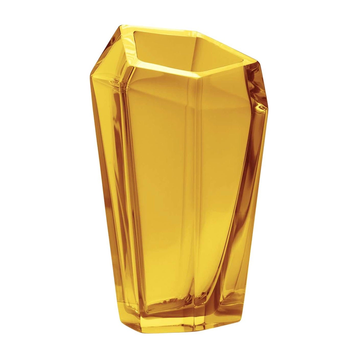 Kastle Yellow Extra Large Vase by Karim Rashid