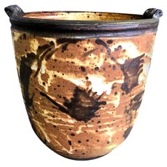 Otto and Vivika Heino Monumental Hand Thrown Ceramic Six Bird Head Bowl Pot