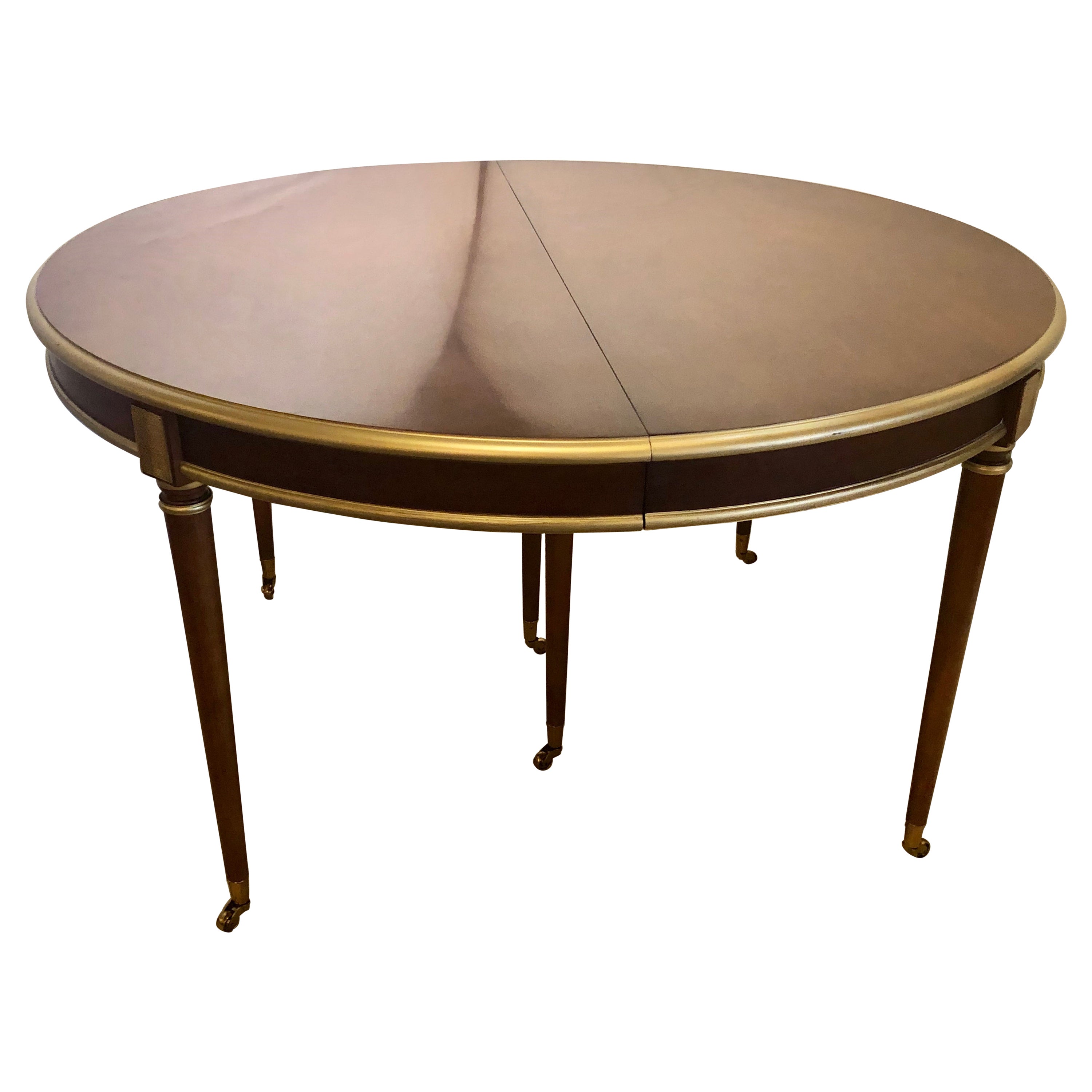 Maison Jansen Style Ebonized Dining Table at 1stDibs