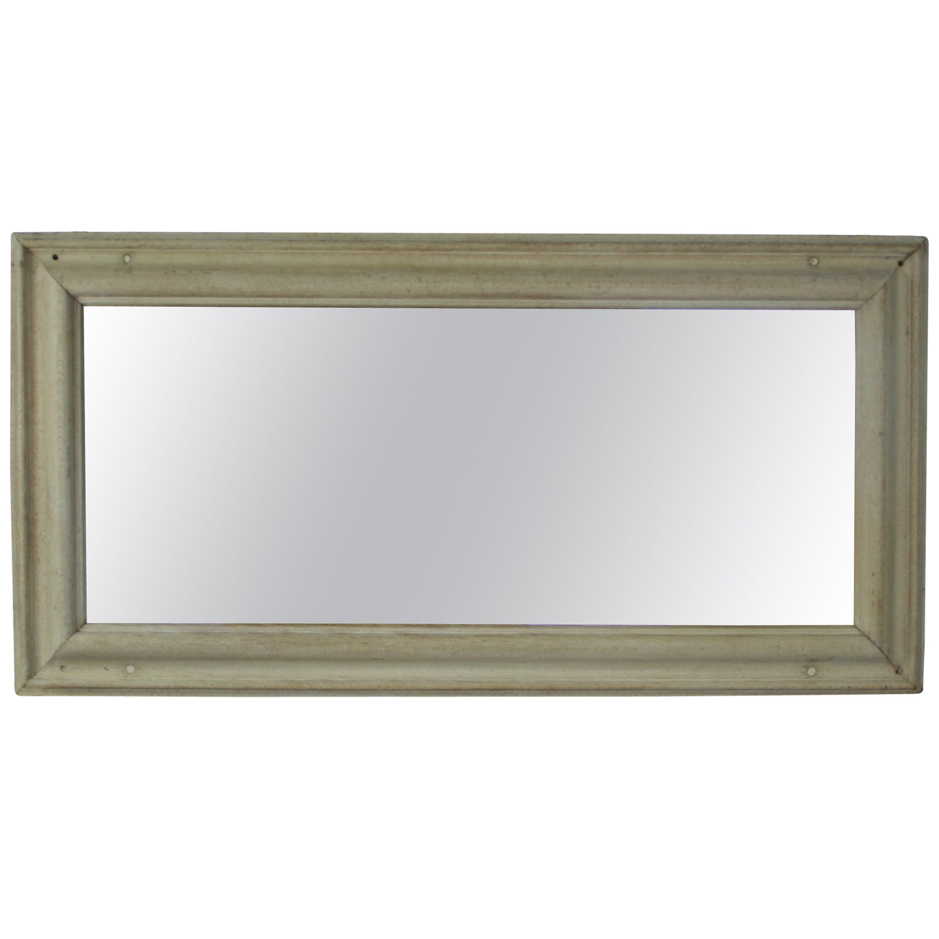 Large White Oak Mirror, by Studio Craft Artist David N Ebner For Sale
