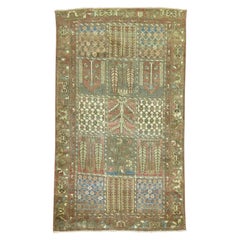 Zabihi Collection Antique Persian Garden Design Bakhtiari Rug