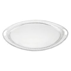 Antico Elkington & Co. Vassoio da tè in argento sterling