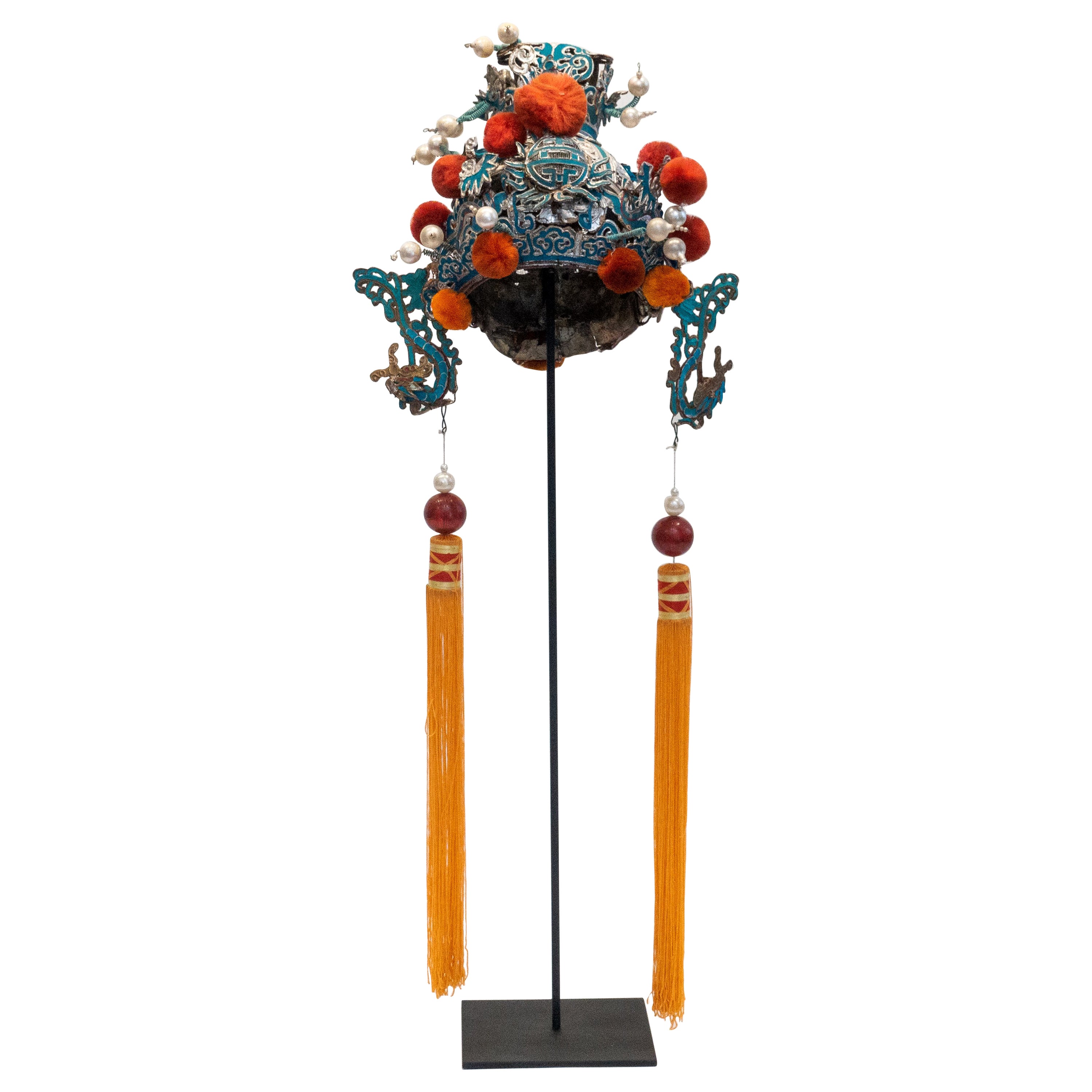 Set of Three Chinese Peking Opera Martial Arts Props, circa 1900 For