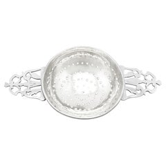 Antico colino per limoni in argento Britannia Standard