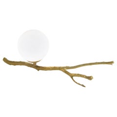 Lampada da tavolo brasiliana contemporanea in bronzo fuso