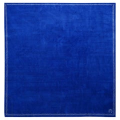 Künstlerischer Teppich von Boccara, Blau Saint Tropez, Blau