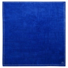 Tapis artistique Boccara, bleu Saint Tropez