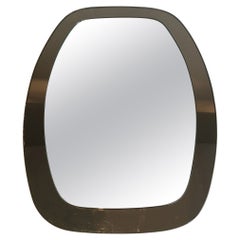 Attributed to Fontana Arte, Two-Tone Italian Mirror, Circa 1970