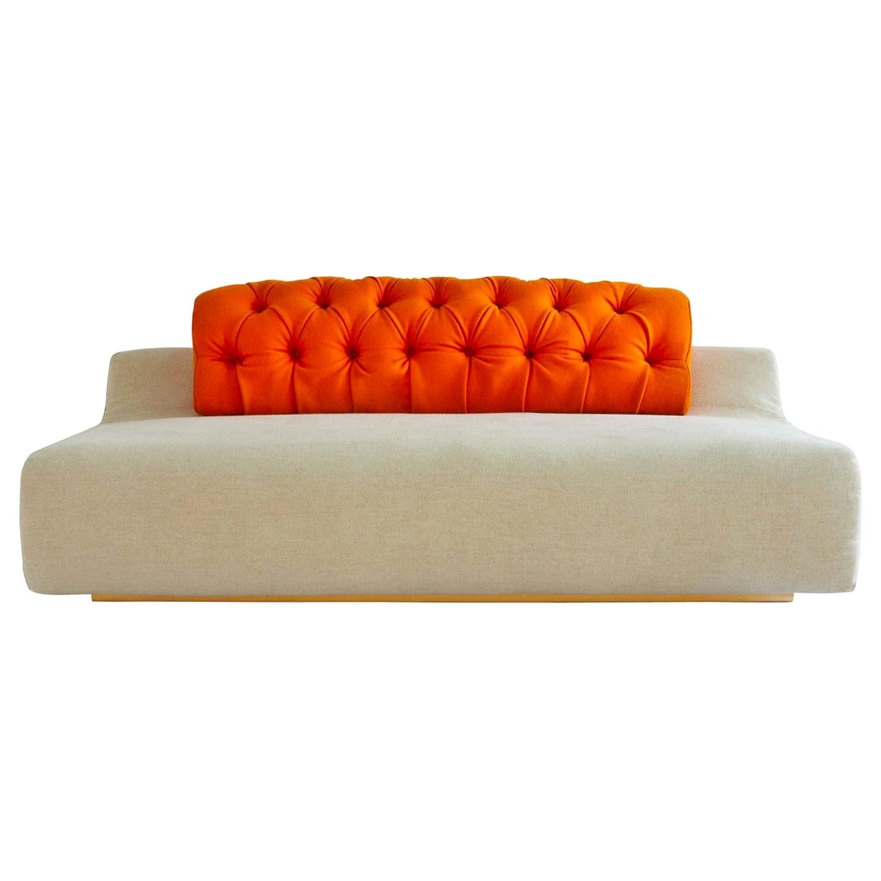 Baco Ivory Sofa by Sara Ferrari