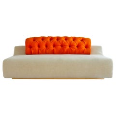 Baco Ivory Sofa by Sara Ferrari