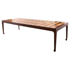 Michael Taylor for Baker Large Dining Table in Maple & Burl