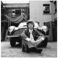 'Mick Jagger & Aston Martin', 1966, Photograph by Gered Mankowitz