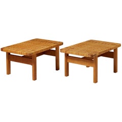 Pair of Occasional Tables/Benches Model 5273 Designed by Börge Mogensen