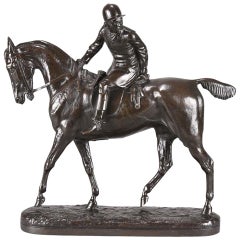 British Animalier Bronze Study 'The Huntsman' by John Willis-Good