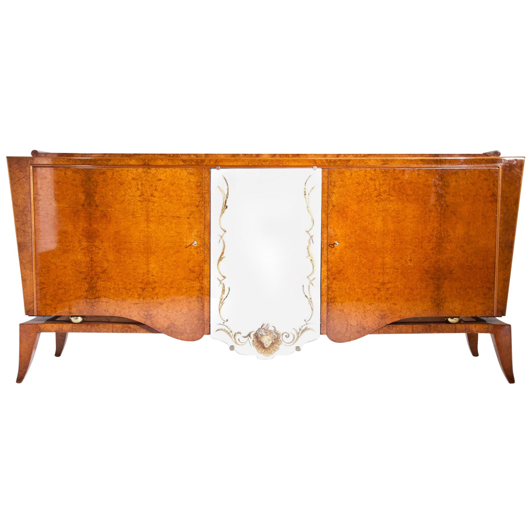 Art Deco Sideboard, Probably France, 1940s