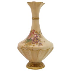 Vintage Edwardian Royal Worcester Blush Pattern 1538 Vase 1904