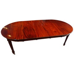 Edwardian Mahogany Extending Dining Table