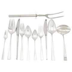 American Sterling Silver Canteen of Cutlery for Six Persons by Reed and Barton