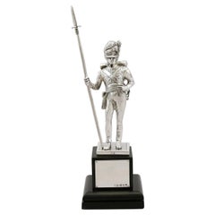 Sterling Silver 1974 Soldier Presentation Trophy