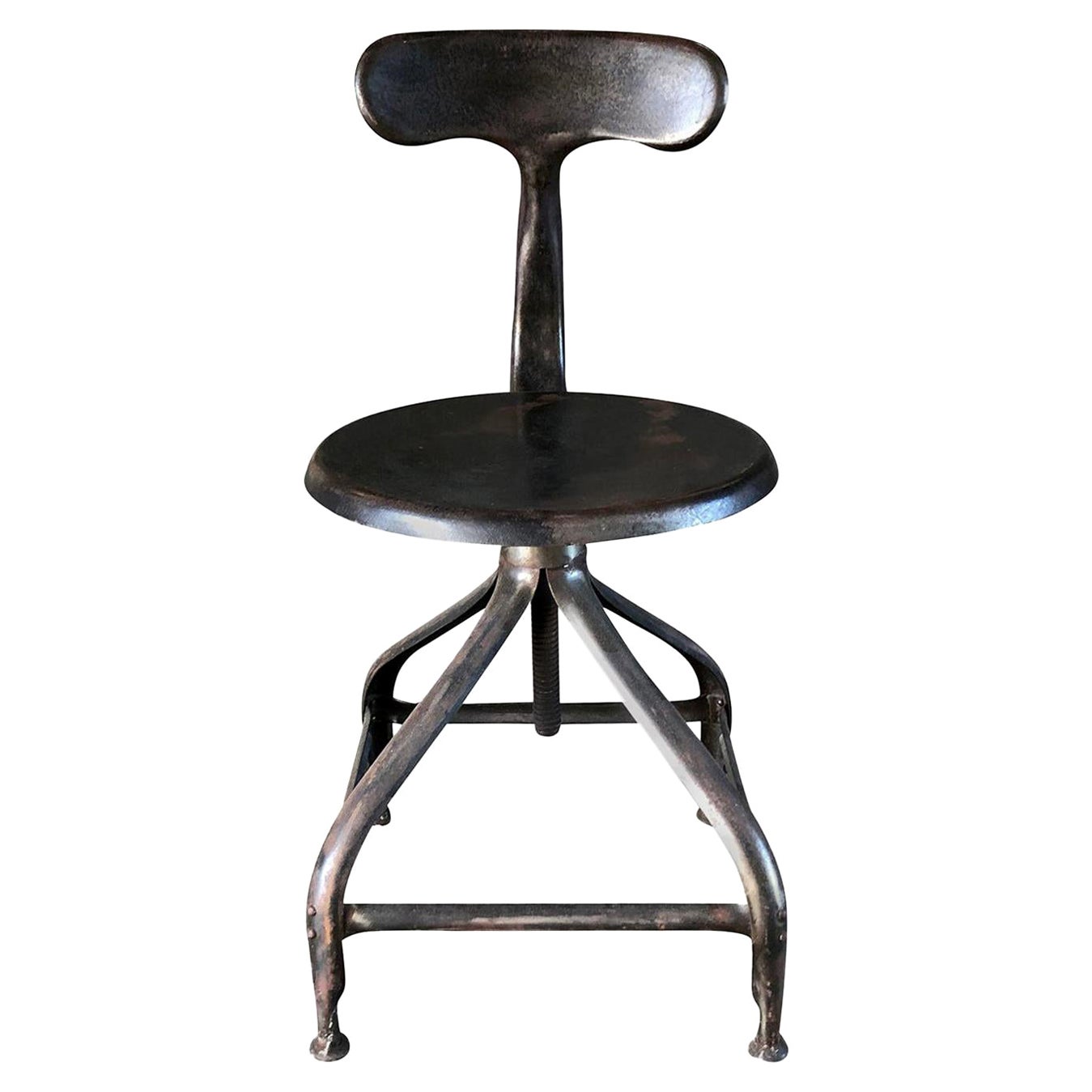 Chaise d'Atelier Nicolle du XXe siècle, chaise d'atelier de Paul-Henry Nicolle en vente