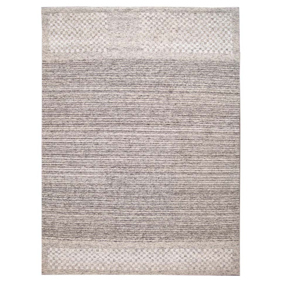 21st Century Handwoven Texture Wool Rug For Sale at 1stDibs